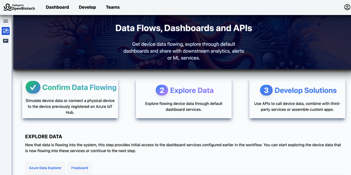 Biotech Confirm Data Flowing