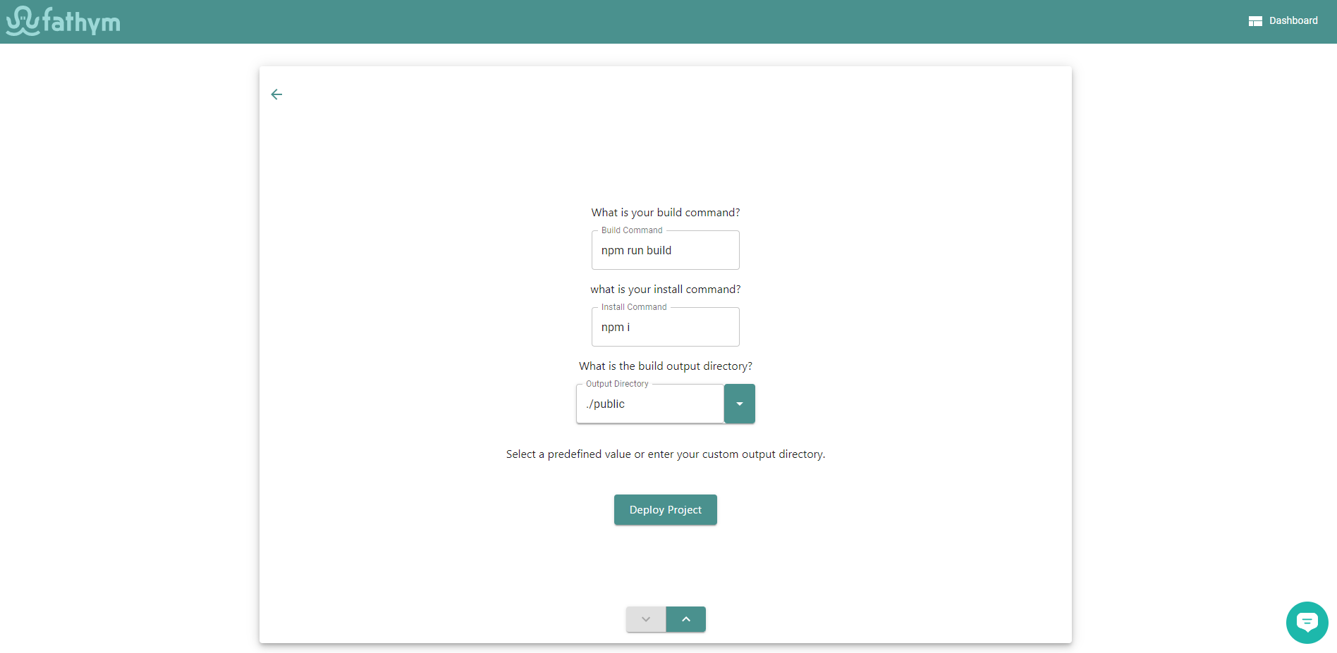 Create Wizard Custom Build Pipeline Svelte