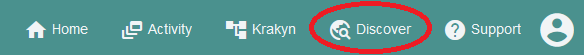 Dashboard Header Links