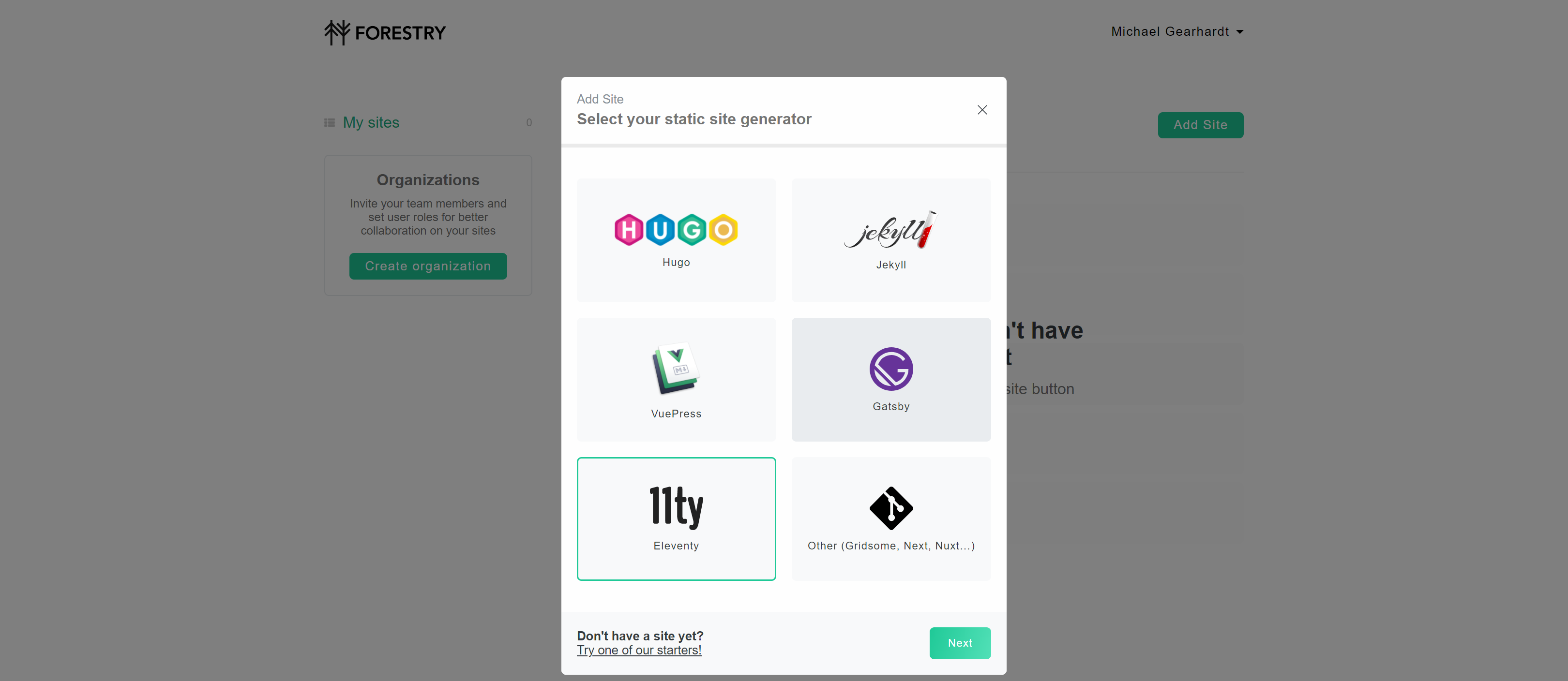 new-site-11ty-static-site-generator