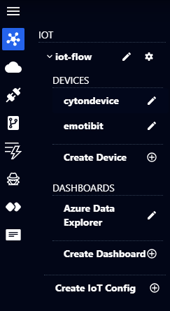 OpenBiotech IoT Sidebar Expanded