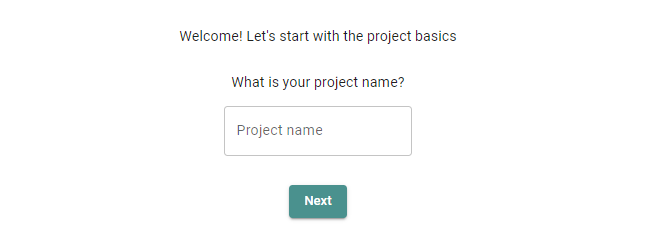 Input Project Name