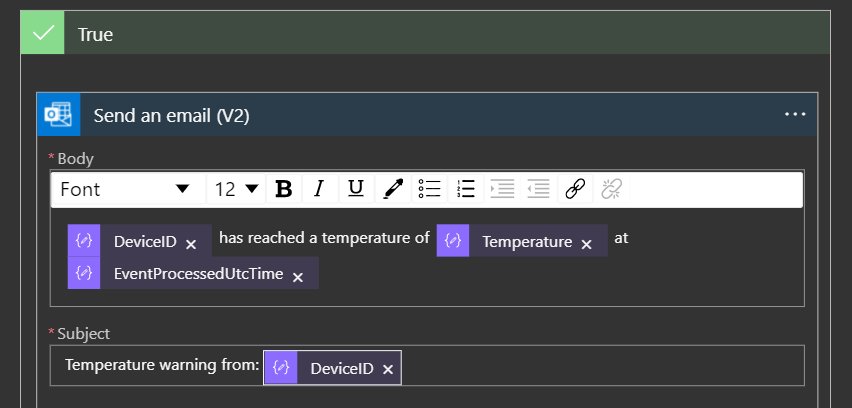 Email Alert Logic Apps