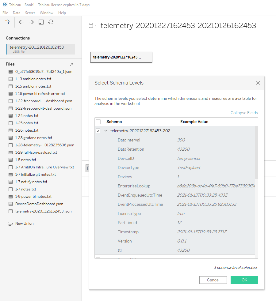 Tableau Data Sources
